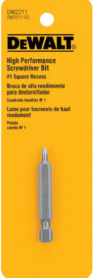 #1 Square Recess Power Bit, 2 In.