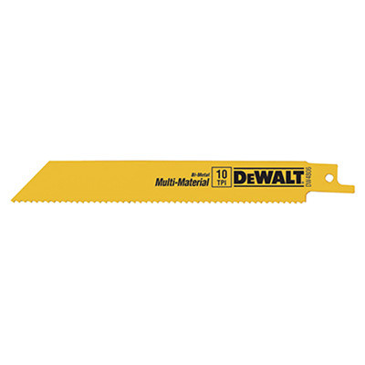 Reciprocating Saw Blade, 6 In., 10-TPI (25 pieces)