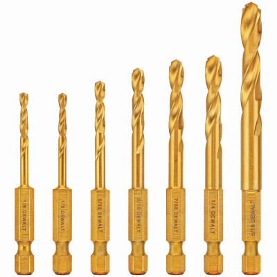 7-Pc. Titanium Impact Ready Drill Bit Set