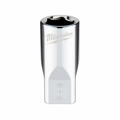 Metric 6-Point Shallow Socket, 8 mm, 1/4 In. Drive