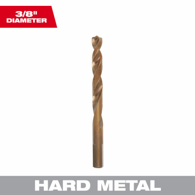Thunderbolt Cobalt Drill Bit, 3/8 In.