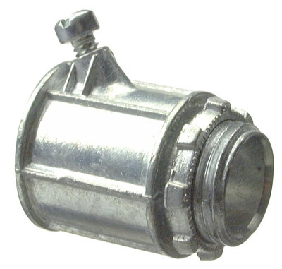 Conduit Box Connector, 1/2 x 1/2-In. Knockout