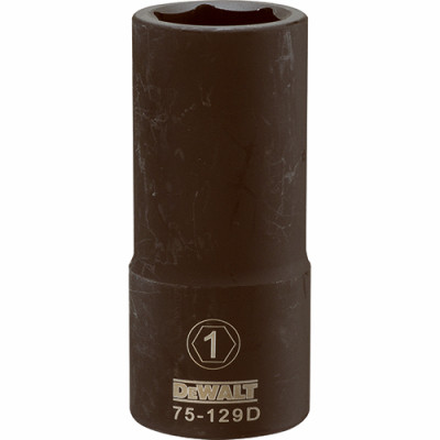 SAE Deep Impact Socket, 6-Point, 3/4 In. Drive, 1 In.