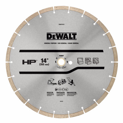 HP Diamond Circular Saw Blade, 14 In.