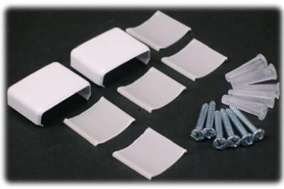 7-Piece White Coupler & Wiremolder Accessory Pack