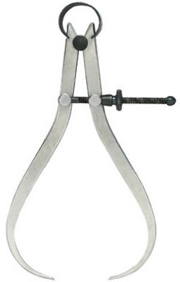 Outside Caliper Measure, Steel, 6 In.