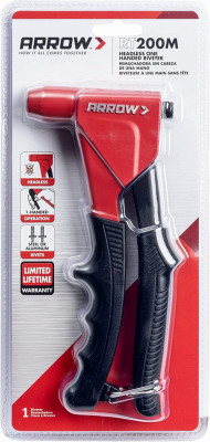 Arrow RT200M Headless One-Handed Rivet Tool-Manual Riveter