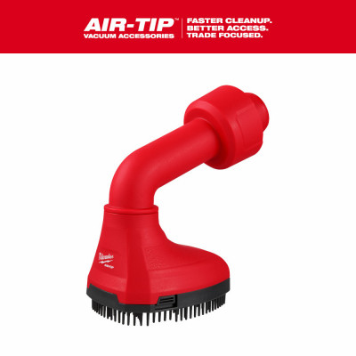 M12 Air-Tip Swiveling Palm Brush for Wet/Dry Vac