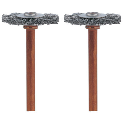Stainless Steel Brush, 3/4 In., 2-Pk.
