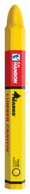 Marking Crayon Marker, Yellow (12 pieces)
