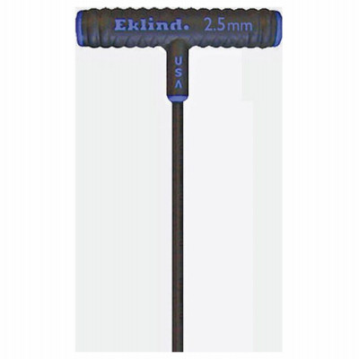 Power-T T-Handle Hex Key Allen Wrench, 6-In. Arm, 2.5 MM