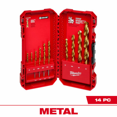 14-Pc. Titanium Drill Bit Set