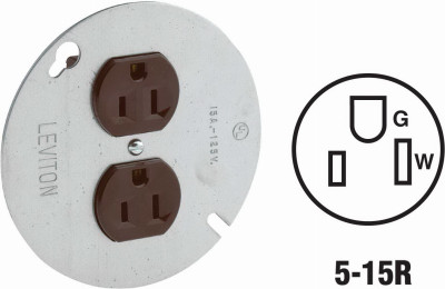 OUTLET W/COVER