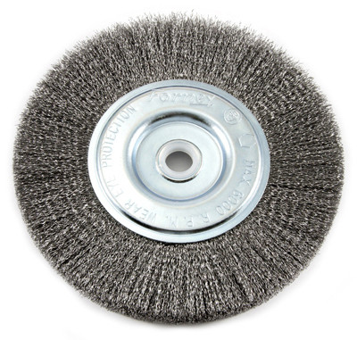 Crimped Wire Wheel Brush, 6-In.