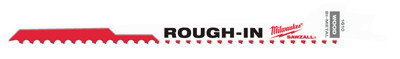 Sawzall Reciprocating Saw Blade, Rough-In, 7-3/8 x 1/2 x .062 In., 5-Pk.