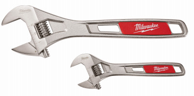 2-Pc. Adjustable Wrench Set, 6 & 10 In.