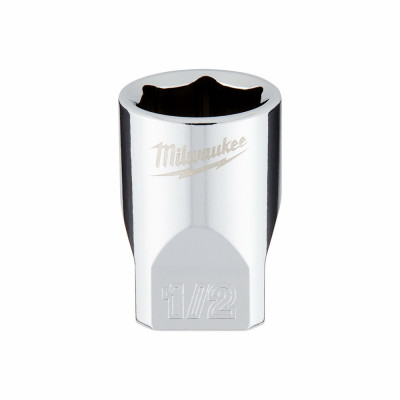 SAE 6-Point Shallow Socket, 1/2 In., 1/4 In. Drive