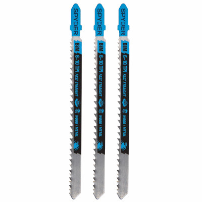 Bi-Metal Jig Saw Blades, Wood & Metal Cutting, Assorted 5-Pk.