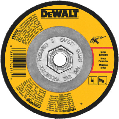 Metal Grinding Wheel, 1/8 x 5/8 x 4-1/2 In.