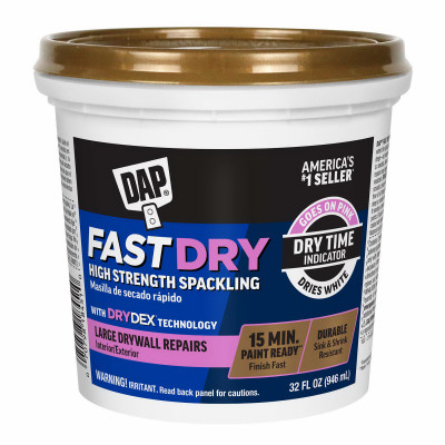 DAP Fast Dry High Strength Spackling with DryDex Technology 32 Oz.
