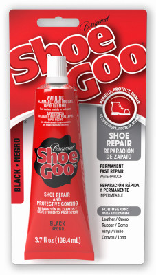 Shoe Repair & Protective Coating Adhesive, Black, 3.7 oz.