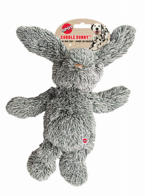 Cuddle Bunny Plush Squeaker Dog Toy, Assorted, 13 In. (3 pieces)