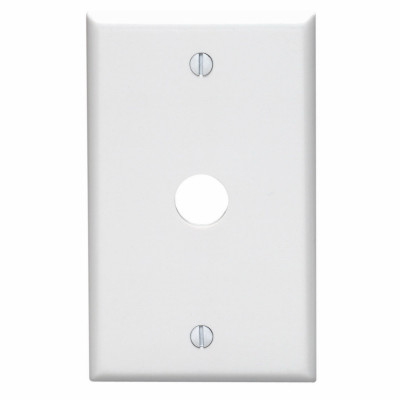 WH TELE/CABLE WALLPLATE