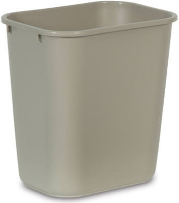 Wastebasket, Commercial Grade, 28-1/8 Qt.