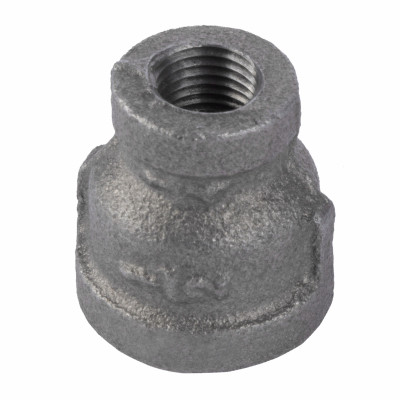 1/2 x 1/4 In. Black Pipe Reducing Coupling