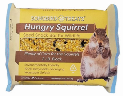 Hungry Squirrel Suet Cake, Large 2 Lb. Bar