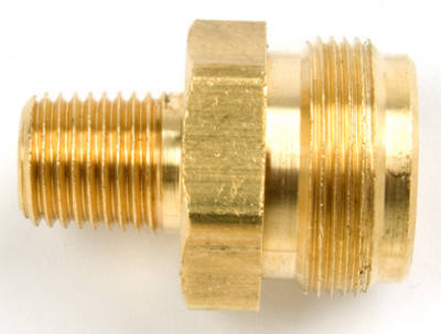 Throwaway Propane Cylinder Adapter, 1-In. -20 Male x 1/4-In. MPT