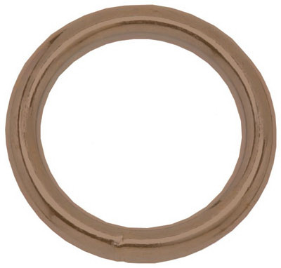 Welded Ring, Nickel Finish, #3, 2-In.