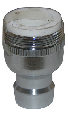 Snap Nipple With Aerator, Dual-Thread
