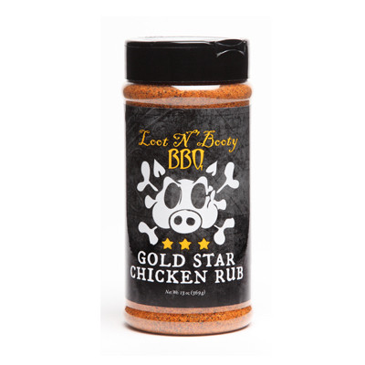 Gold Star Chicken BBQ Rub, 13 oz.