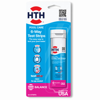Pool Care 6-Way Test Strips, 30-Pk.