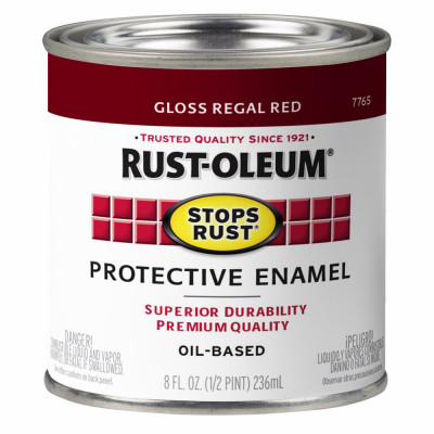 Stops Rust 1/2-Pint Gloss Regal Red Enamel