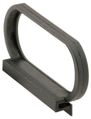 Spline Channel Pull Tab, Black, 25-Pk.