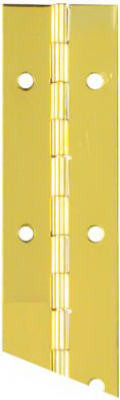 1-1/2 x 12 In. Brass Continuous Hinge