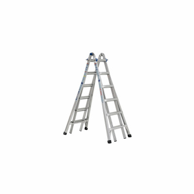 Werner 26 Ft. Aluminum Multi-Position Telescoping Ladder with 300 Lb. Load Capacity Type IA Ladder Rating