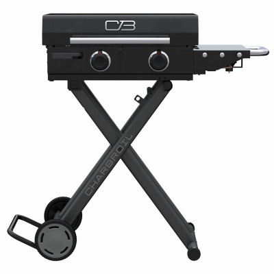 Folding Cart for 2- Burner, 22 In. Griddle