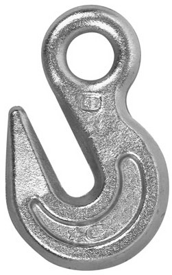 Eye Grab Hook, Zinc Plated, 1/2 In.