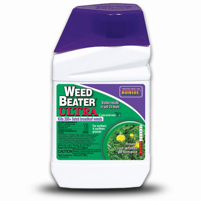 Weed Beater Ultra Fast-Acting Protection Against Broadleaf Weeds in Warm & Cool Weather, 16 oz. Concentrate