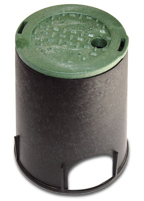 Underground Sprinkler Irrigation Control Valve Box, 6-In.