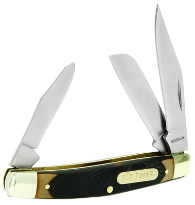 Old Timer Middleman Pocket Knife, 3 Blade