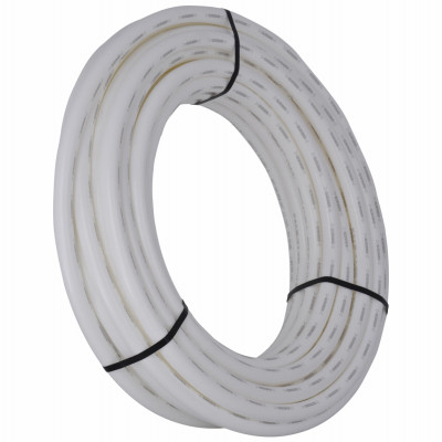 Pex Coil Cross-Linked Polyethylene Pipe, White, 1 In. x 100 Ft.
