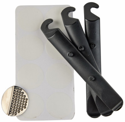 Bicycle Tire Repair Kit, 20 Glueless Patches