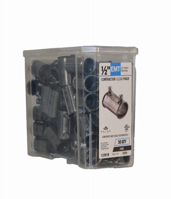 EMT Set Screw Coupling, 1/2-In., 50-Pk.