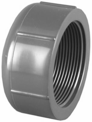 Schedule 80 PVC FPT Cap, 3/4 In.