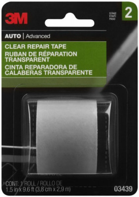 3M™ Clear Repair Tape, 03439, 1-1/2 in x 115 in, 24 per case - Initial Pkg/Consumer