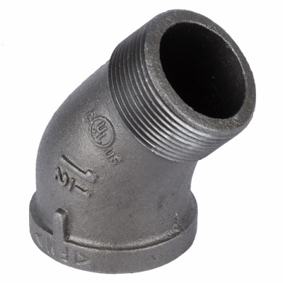 1-1/2 In. Black Pipe 45 Degree Street Elbow